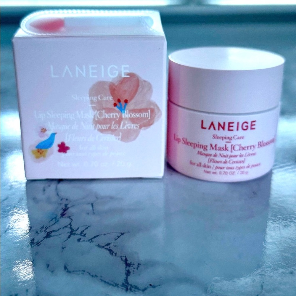 Laneige Cherry Blossom Lip Mask - NEW IN BOX  RARE  SOLD OUT Full size